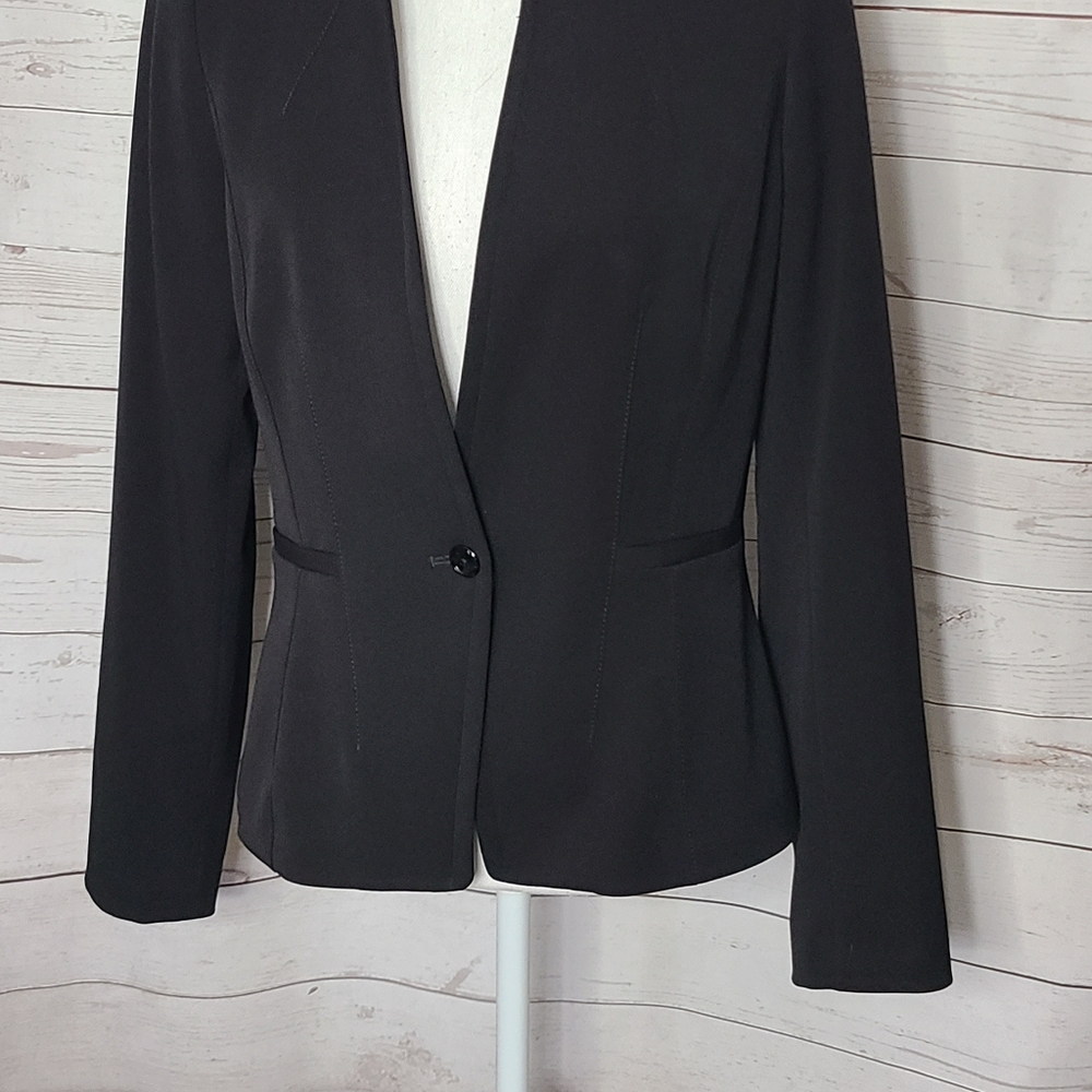 Whbm Back Notch Collar Single Button Blazer - image 6